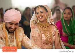 Punjabi Sikh Wedding Ceremony & Reception, Kuala Lumpur